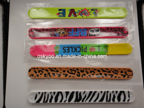 Custom Silicone Slap Bracelets Wristbands