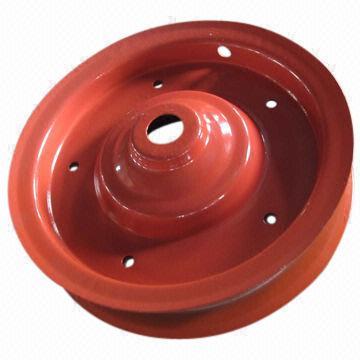 Steel wheelbarrow rim with five holes, factory competitive price