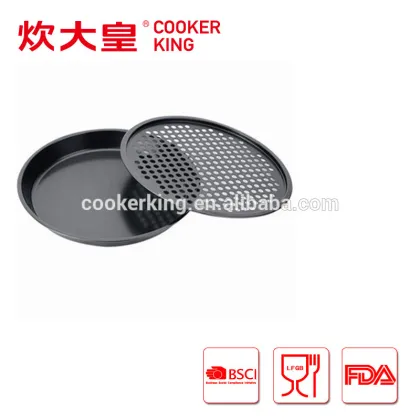 2016 COOKER KING bakeware pizza pan non-stick baking pan
