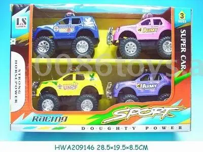 12CM FRICTION Car Toy ,2 Asst 4color/box