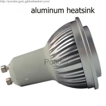 Aluminum heatsink downlight GU10 5watt
