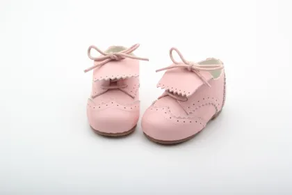 2017New Stylle Hollow Out Baby Oxford Shoes Pink Toddler Dress Shoes