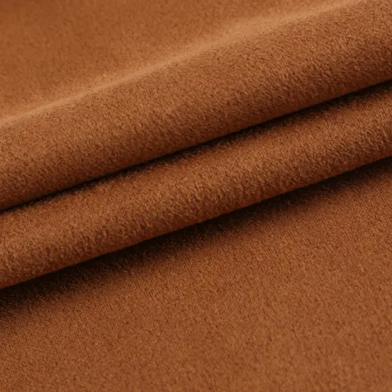 Air layer suede stretch knitting brushed material fabric