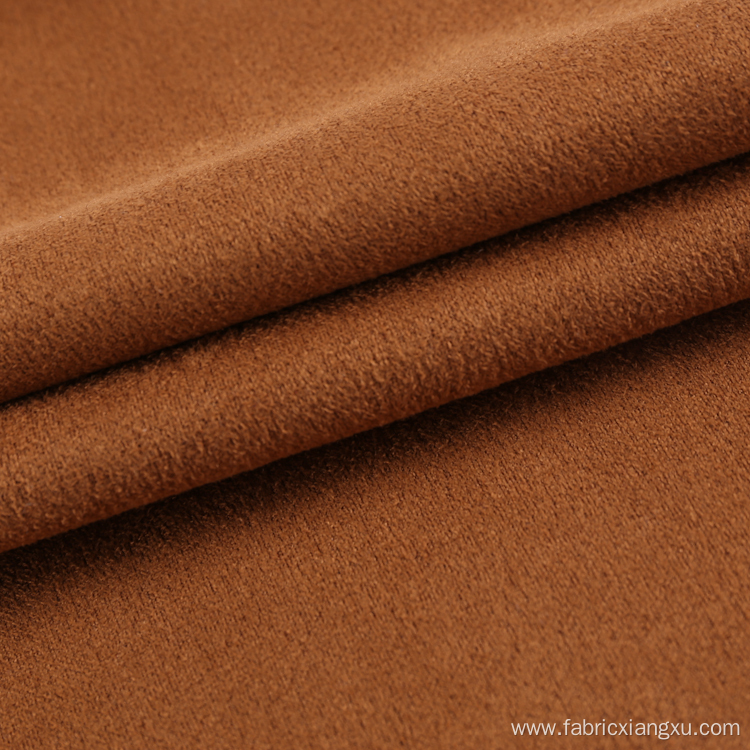 Air layer suede stretch knitting brushed material fabric