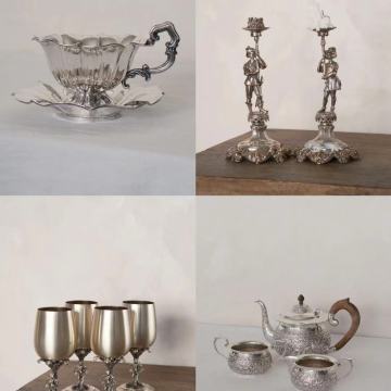 Exquisite Hollowed Silver Tableware with Timeless Patterns