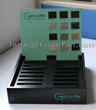 SR077 artificial stone display rack stand