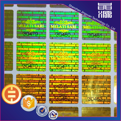 3D adesivo colorato impermeabile dell&#39;etichetta dell&#39;ologramma