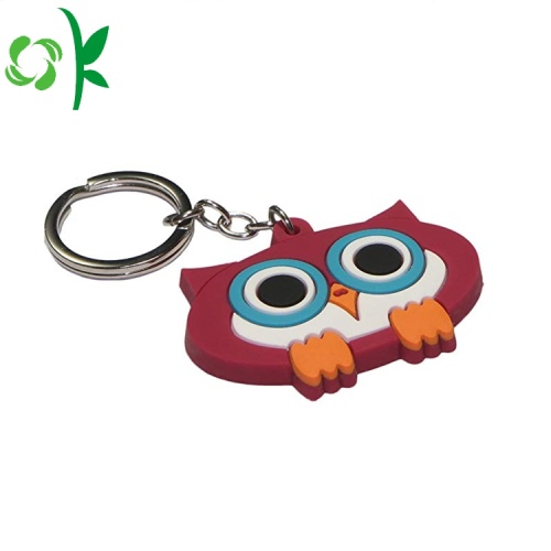 3D PVC Silikon Logo Custom Design Cartoon Keychains