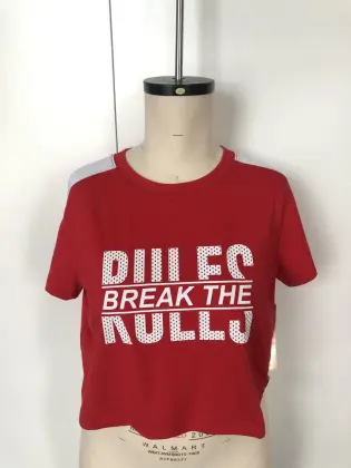 Spliced short letter jacket