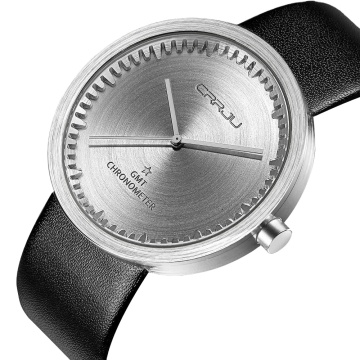 Cool Retro Quartz Men's Watch - CRRJU 2125 Simple Gentlemen Alloy Three Needle