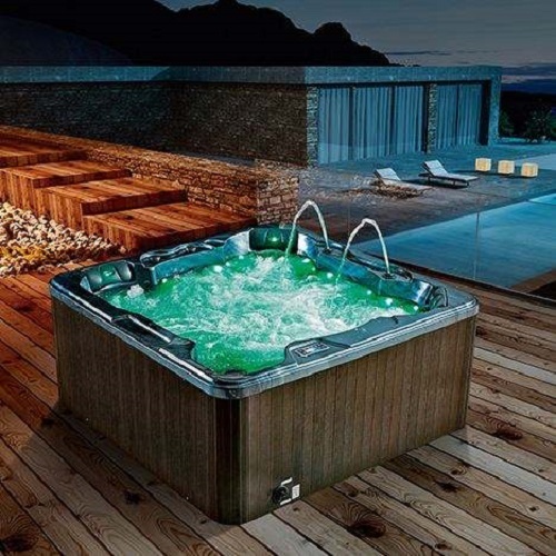 outdoor whirlpool spa Deluxe5 Person Hydro Outdoor Spa WithTV Acrylic HotTub Factory