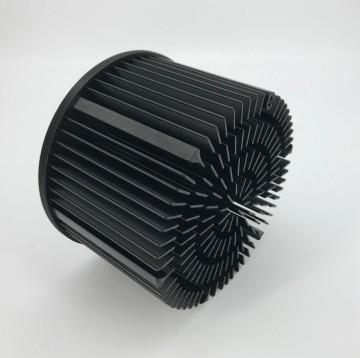 SKD Round Cold forge COB  LED Grow light Housing Aluminum UFO High bay led housing  50W 100W 150W  200W COB Led Heatsink