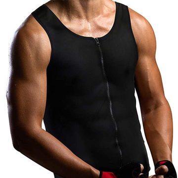 Flexible Weight Loss Clothing: Mens Sweat Body Shaper Sauna Vest for Fitness Slimming Bodysuit Tummy Shaper