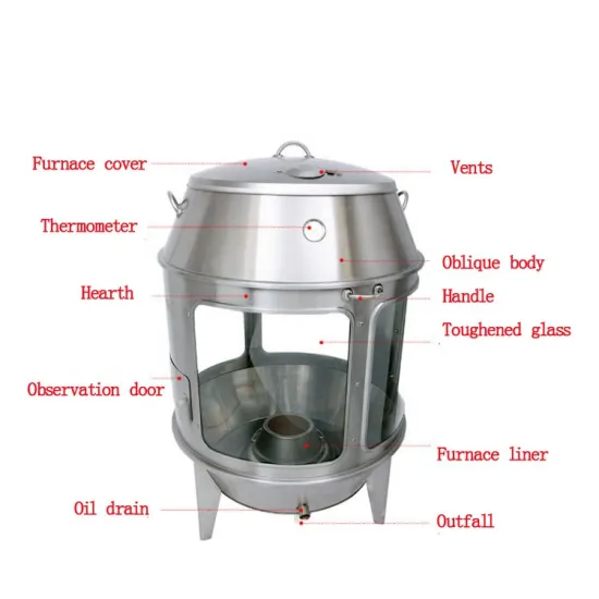 Stainless Steel Charcoal Oven for Roasting Pork, Chicken, and Duck - Price