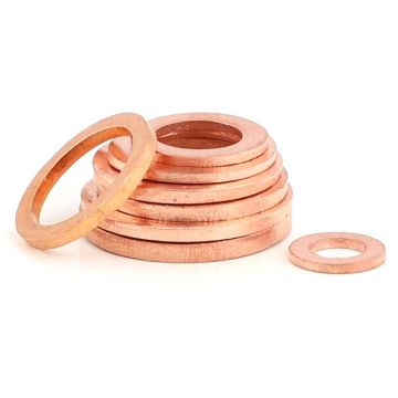 Custom OEM Flat Copper Washers in Various Sizes - High Quality