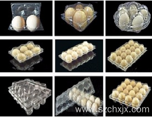 Plastic clamshell blister vacuum thermoforming machine
