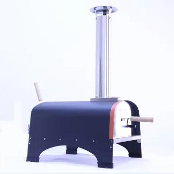Custom Pellet Outdoor Pizza Oven With 33 X 33 Cm Pizza Stone and Pizza Peel for Garden Backyard Party
