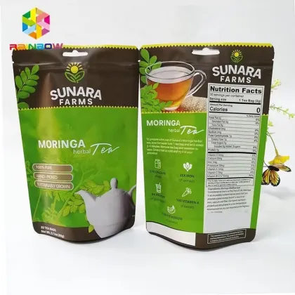 Aluminum Foil Packaging Bags for Weight Loss Tea and Detox Teas