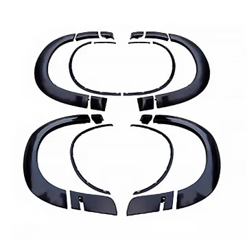 Demon Style Wide Fender Flares and Front Bumper Accessories for Dodge Challenger Hellcat
