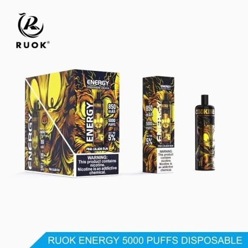 Disposable Puffs RUOK ENERGY 5000 Puffs