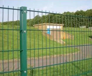 antirust powder coated welded 656 double wire fence