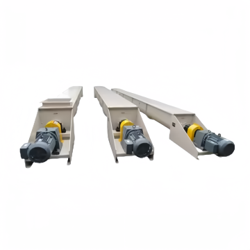 Industrial Stainless Steel Inclined Screw Conveyor with Hopper