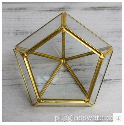 Wazony ze szkła Martini Przezroczyste szklane terrarium geometryczne