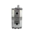 hydraulic aluminium duplex pump twin gear pump