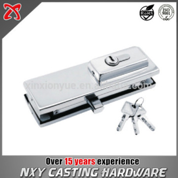Glass door lock patch fitting for 8-12mm frameless glass