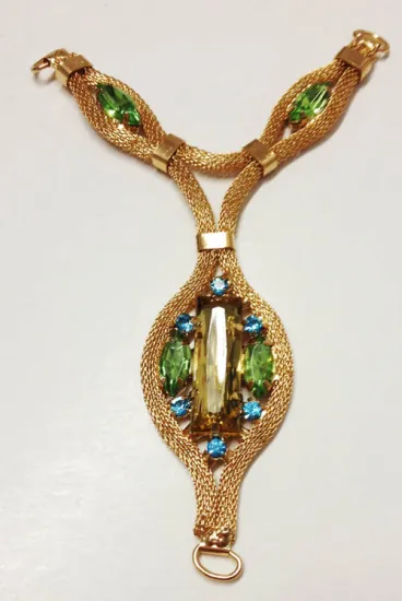 Women's Unique Footwear Accessories Striking Color Stones Trimming