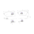 Pads bireega dambe ee Dongfeng Fengxing CM 7