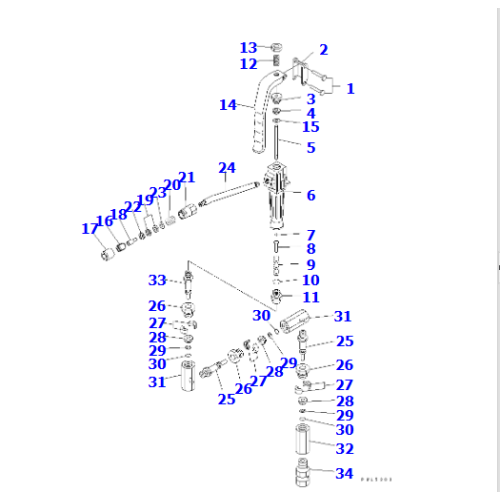 PC600-8/PC2000-8 Coupler 209-68-11640