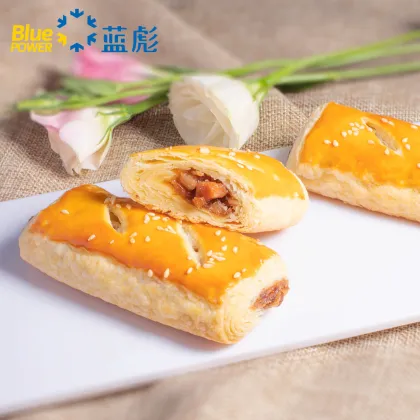 Customized Chinese Traditional Pork Puff Pastries with Fresh Ingredients