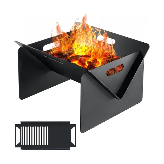 Portable Eco-Friendly Camping Fire Pit and Grill: The Ultimate Outdoor Heating Solution