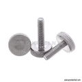 DIN 653 nerezová ocel M6 X 10 mm rýhované tenké šrouby s palcem