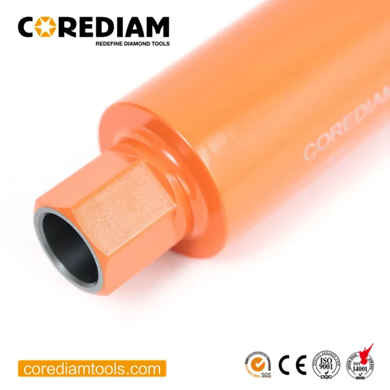 Diamond Wet Core Drill Bits with Mesh Roof Segment for Concrete Drilling