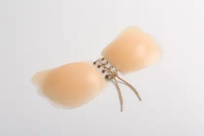 sticky printed invisible silicone underwear bra