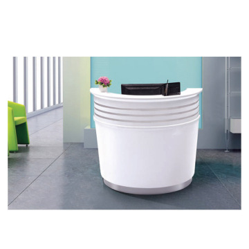 Modern High-Quality White Office Reception Desk Design