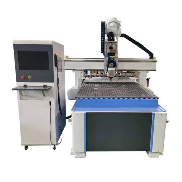 High Precision CNC Woodworking Machine with Auto Tool Changer and Remote Control