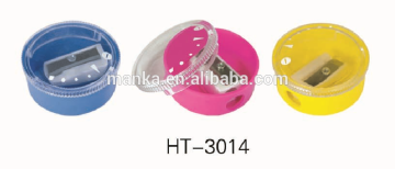 round one hole pencil sharpener for student or promotion item