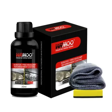 Headlamp Cleaner and Repair Kit with Plastic Polishing