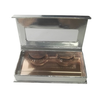 Custom Luxury Eyelash Silver Paper Box
