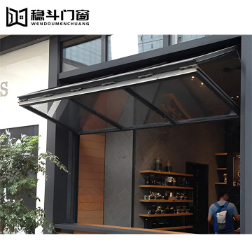 Glazed Aluminum Up and Down Bi Folding Windows