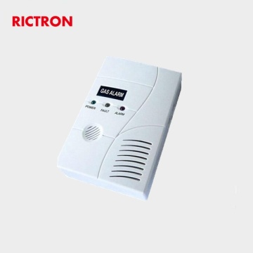 12VDC Wired Home Security Protection Gas Leak and Natural Gas Detector for Home Alarm Detecting RCG412