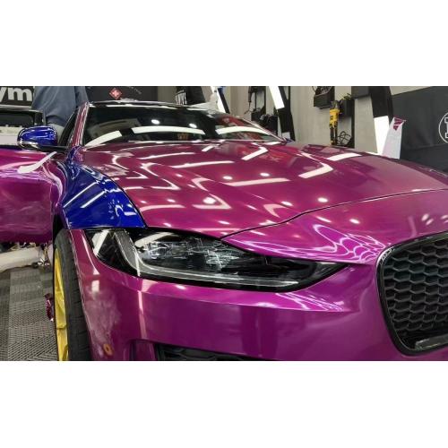 PET Air Release Berry Purple Auto Wraps