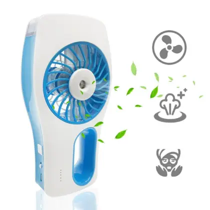Rechargeable Battery Portable Misty Cooling Fan for Outdoor