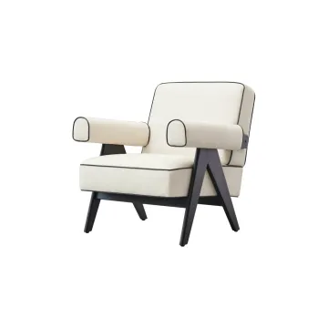 Solid wood legs lazy sofa Floor Sofa Chair