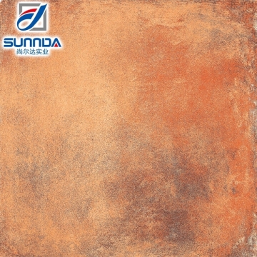 Sunnda retro orange oil painting matte finish porcelain floor tile
