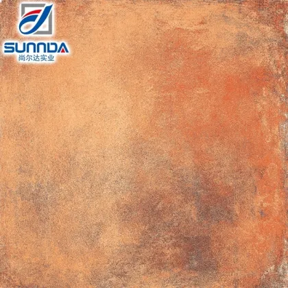 Sunnda bright color fantastic porcelain, oil paint rust colored floor tile
