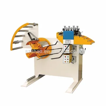 sheet metal decoiler flattening machine 2 in 1
